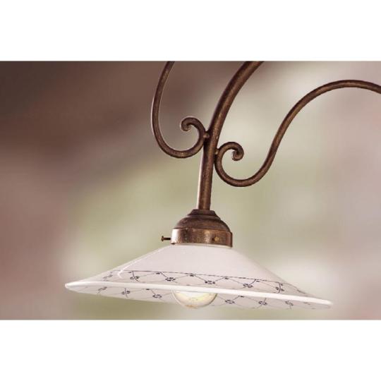 mediterran nagy fali lampa klasszikus keramia rez toszkan olasz fodros lyukacsos csipkes vilagitas falikar kulteri nappali terasz rusztikus vintage country elegans villa kastely lampak lameridiana lakberendezes egyedi porcelan.jpg